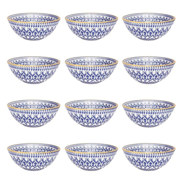 12 Piece Dinner Soup Bowl Set
