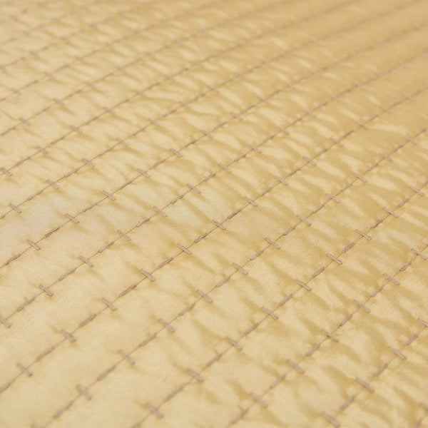 Solid 100% Polyester Dusty Gold Polyfilled Pillow