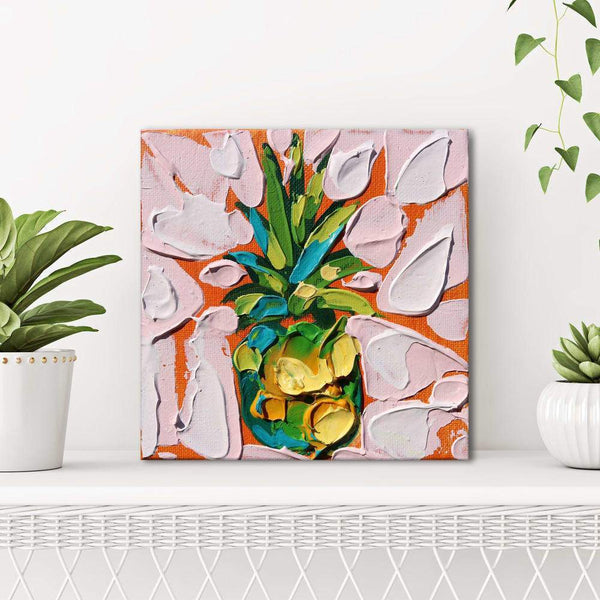Pineapple Mini II by Sarah LaPierre Wrapped Canvas Wall Art