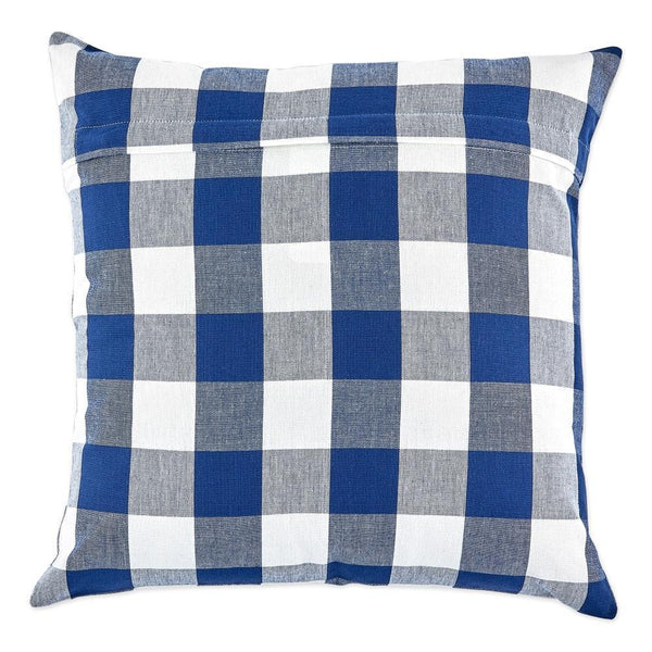 Blue Buffalo Check Pillow Cover Set of 4