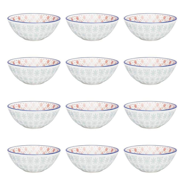 12 Piece Dinner Soup Bowl Set